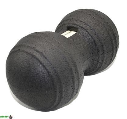 Масажний м'яч подвійний U-POWEX Epp foam peanut ball (d8*16cm.) Black