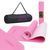 Коврик спортивный Cornix TPE 183 x 61 x 0.6 cм для йоги и фитнеса XR-0005 Pink/Rose