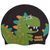 Шапочка для плавання дитяча MadWave Junior DINO M057916 Чорний