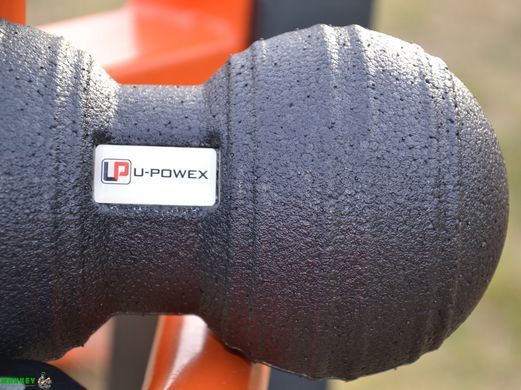 Масажний м'яч подвійний U-POWEX Epp foam peanut ball (d8*16cm.) Black