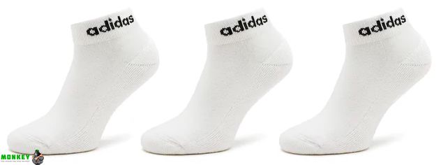 Носки Adidas C LIN ANKLE 3P белый Уни L (43-45)