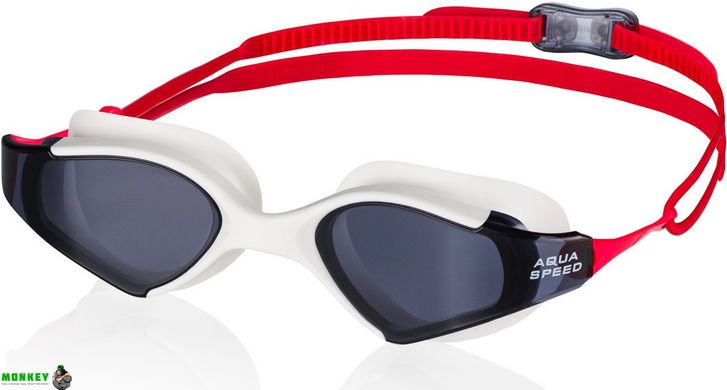 Окуляри для плавання Aqua Speed ​​BLADE 6136 білий, червоний Уні OSFM
