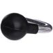 Гиря прогумованна з хромованою ручкою Zelart ТА-5162-2 вага 2кг чорний