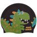 Шапочка для плавання дитяча MadWave Junior DINO M057916 Чорний
