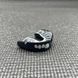 Капа OPRO Silver взрослая (возраст 11+) Grillz Black/Silver (art.102502013)