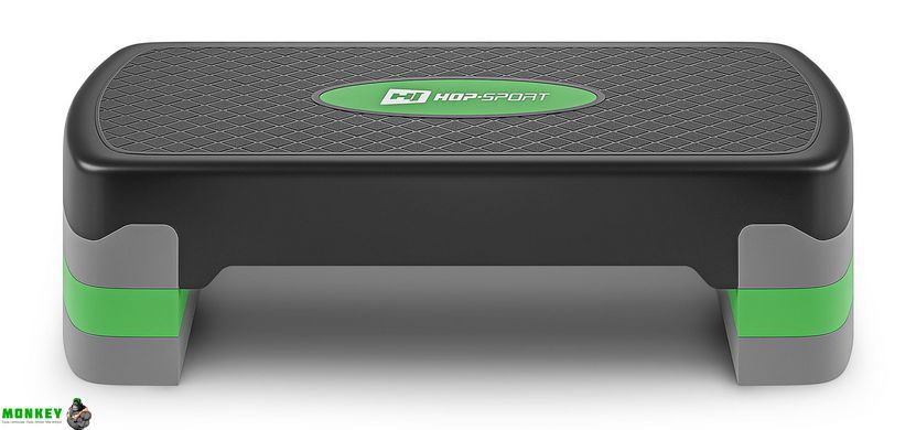 Степ платформа Hop-Sport HS-PP020AS черно-зеленая