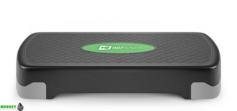 Степ платформа Hop-Sport HS-PP020AS черно-зеленая