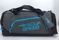 Cумка Aqua Speed Duffel bag M 60145 35L сірий, блакитний Уні 48x25x29см