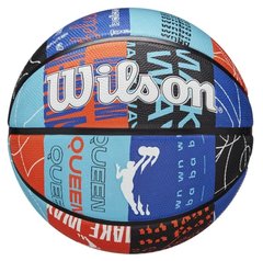 Мяч баскетбольный Wilson WNBA HEIR DNA BSKT Blue/Orange size 6