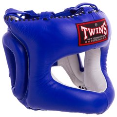 Шлем боксерский с бампером кожаный TWINS HGL-9 (р-р M-XL, цвета в ассортименте)