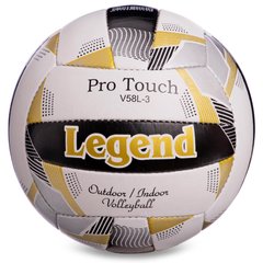 Мяч волейбольный PU LEGEND LG5400 (PU, №5, 3 слоя, сшит вручную)