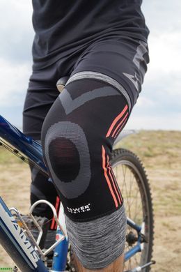 Наколінники спортивні Power System Knee Support Evo PS-6021 Black/Orange L