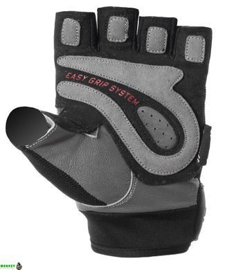 Перчатки для фитнеса и тяжелой атлетики Power System Easy Grip PS-2670 Black/Grey L