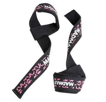Лямки для тяги MadMax Camo Power Wrist Camo/Pink
