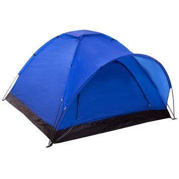 Палатка универсальная 3-х местная Zelart GEMINI SY-102403 (р-р 1,8x2x1,2м, один слой, верх-PL 170T, дно-PE 110g-m2, синий)