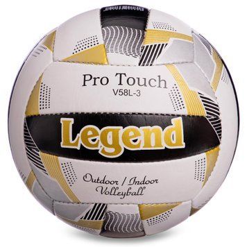 Мяч волейбольный PU LEGEND LG5400 (PU, №5, 3 слоя, сшитый вручную)