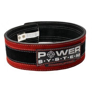 Пояс для важкої атлетики Power System Stronglift PS-3840 Black/Red