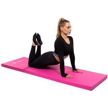 Мат гімнастичний складний Springos 180 x 60 x 5.5 cм FA0061 Pink
