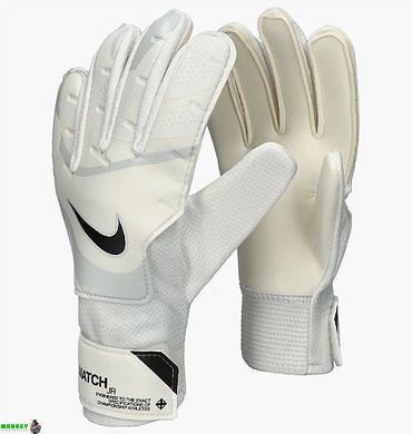 Воротарські рукавички Nike NK GK MATCH JR - HO23 бежевий, сірий Діт 6 (17,6 см)