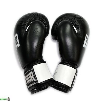 Рукавички боксерські THOR SPARRING 10oz / PU / чорно-білі