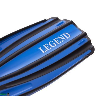 Ласты с открытой пяткой LEGEND F800 Черный S (36-40) размер