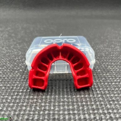 Капа OPRO Silver доросла (вік 11+) Black/Red (art.102502001)