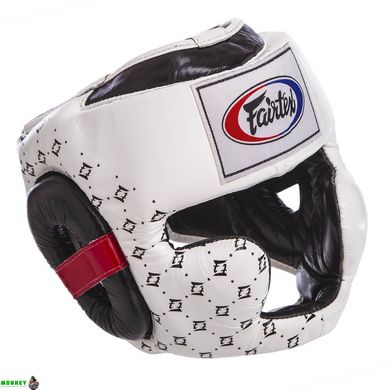 Шлем боксерский с полной защитой кожаный FAIRTEX HG10 M-XL цвета в ассортименте
