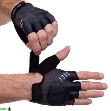 Перчатки для фитнеса POWER FITNESS A1-07-1464 S-XL черный