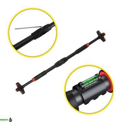 Турник раздвижной Cornix Pro+ 65-100 см XR-0286 Black/Red