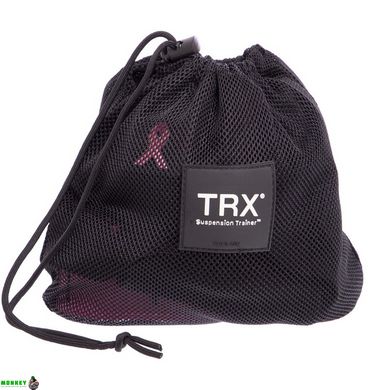 Тренувальні підвісні петлі TRX PRO PACK HOME PINK P3 FI-3726-P чорний-рожевий