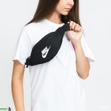 Сумка на пояс Nike NK HERITAGE S WAISTPACK черный Уни 41х10х15см