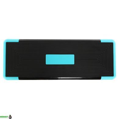 Степ-платформа SP-Sport FI-1574 Чорно-бірюзовий 90x34x10-20см
