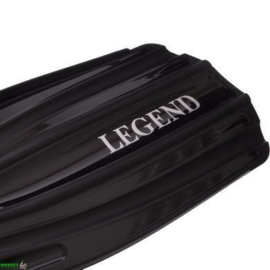 Ласты с открытой пяткой LEGEND F800 Черный S (36-40) размер