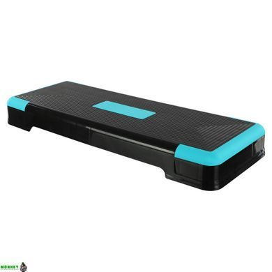 Степ-платформа SP-Sport FI-1574 Чорно-бірюзовий 90x34x10-20см