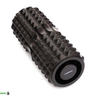 Масажний ролик Cornix EVA 33 x 14 см (валик, роллер) XR-0341 Black