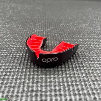 Капа OPRO Silver доросла (вік 11+) Black/Red (art.102502001)