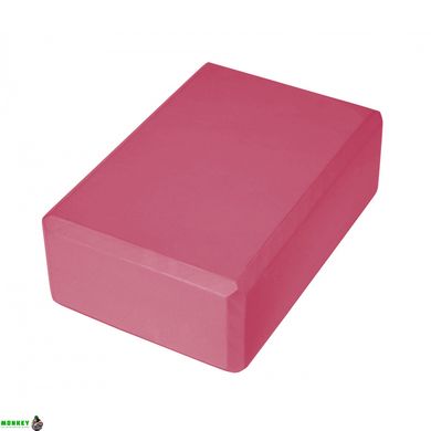 Блок для йоги SportVida SV-HK0168 Pink