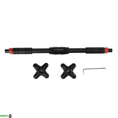 Турник раздвижной Cornix Pro+ 65-100 см XR-0286 Black/Red