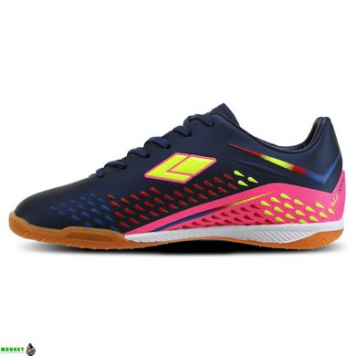 Взуття для футзалу підліткове OWAXX 220117-2 розмір 31-38 темно-синій-рожевий