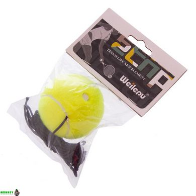 Теннисный мяч на резинке ODEAR Fight Ball D5 (пневмотренажер, салатовый) (1шт)