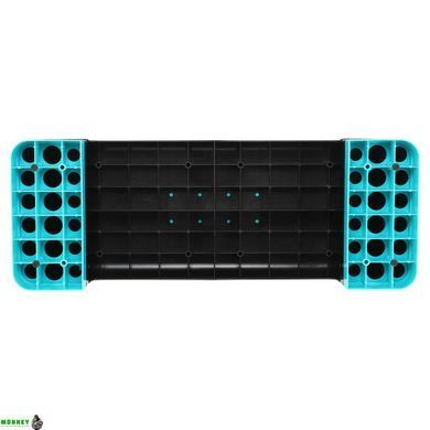 Степ-платформа SP-Sport FI-1574 Чорно-бірюзовий 90x34x10-20см