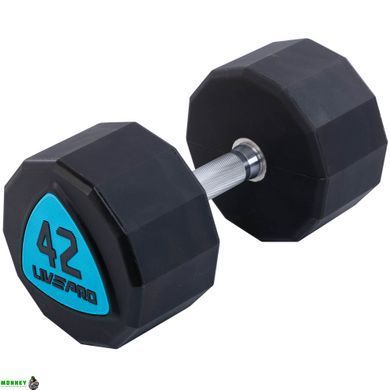 Гантели профессиональные с полиуретановым покрытием LiveUp LP8003-42 (2х42кг)