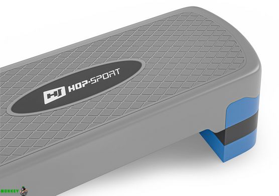 Степ платформа Hop-Sport HS-PP020AS сіро-синя