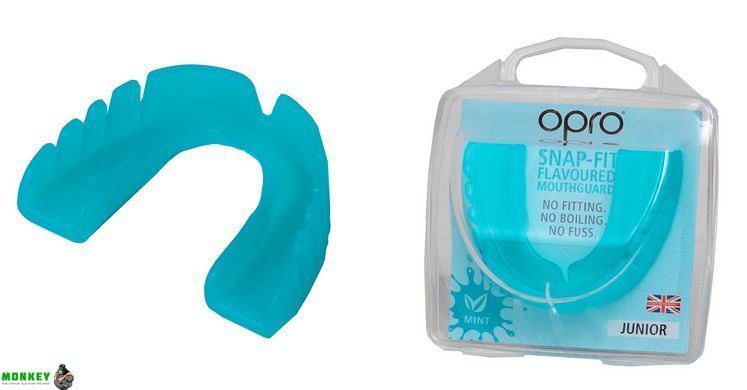 Капа OPRO Junior Snap-Fit Mint Green Flavoured (art.002143008)