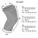 Наколінники спортивні Power System Knee Support Evo PS-6021 Black/Orange L