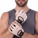 Перчатки для фитнеса и тренировок Zelart SB-161966 S-L бежевый-коричневый