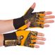 Перчатки для фитнеса и тяжелой атлетики VELO VL-3224 S-XL оранжевый-черный