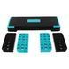 Степ-платформа SP-Sport FI-1574 Чорно-бірюзовий 90x34x10-20см