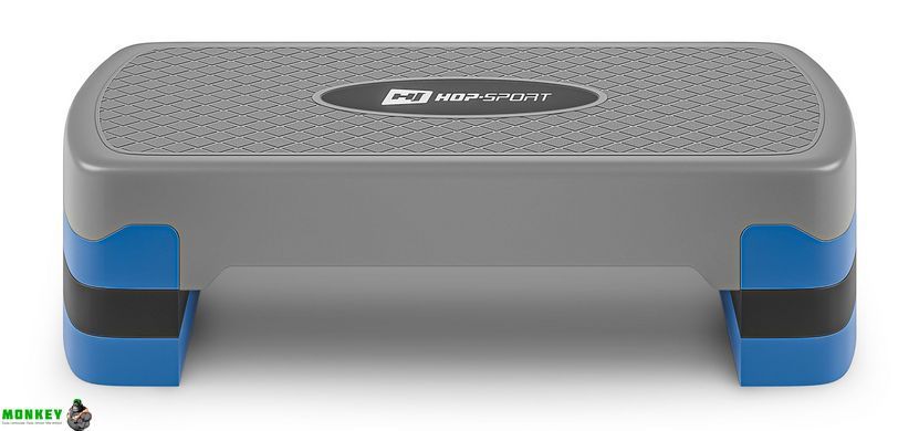 Степ платформа Hop-Sport HS-PP020AS серо-синяя