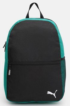 Рюкзак спортивный Puma teamGOAL Backpack Core 20L черный, зелёный Уни 12x30x42 см 4099685695010